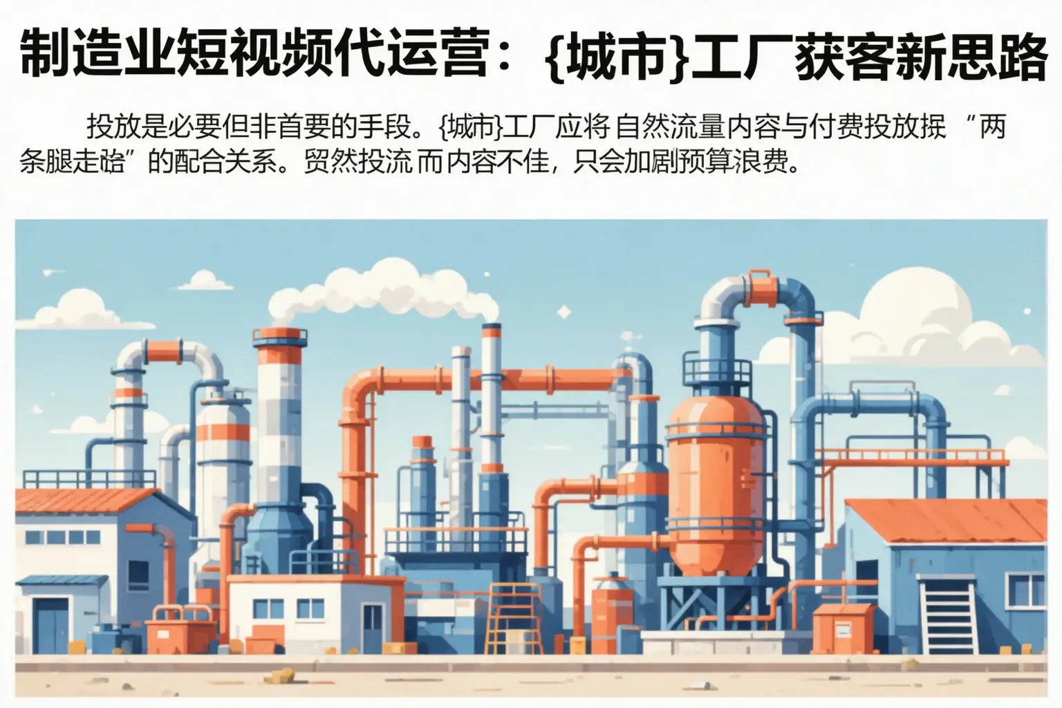 制造业短视频代运营:惠州工厂获客新思路