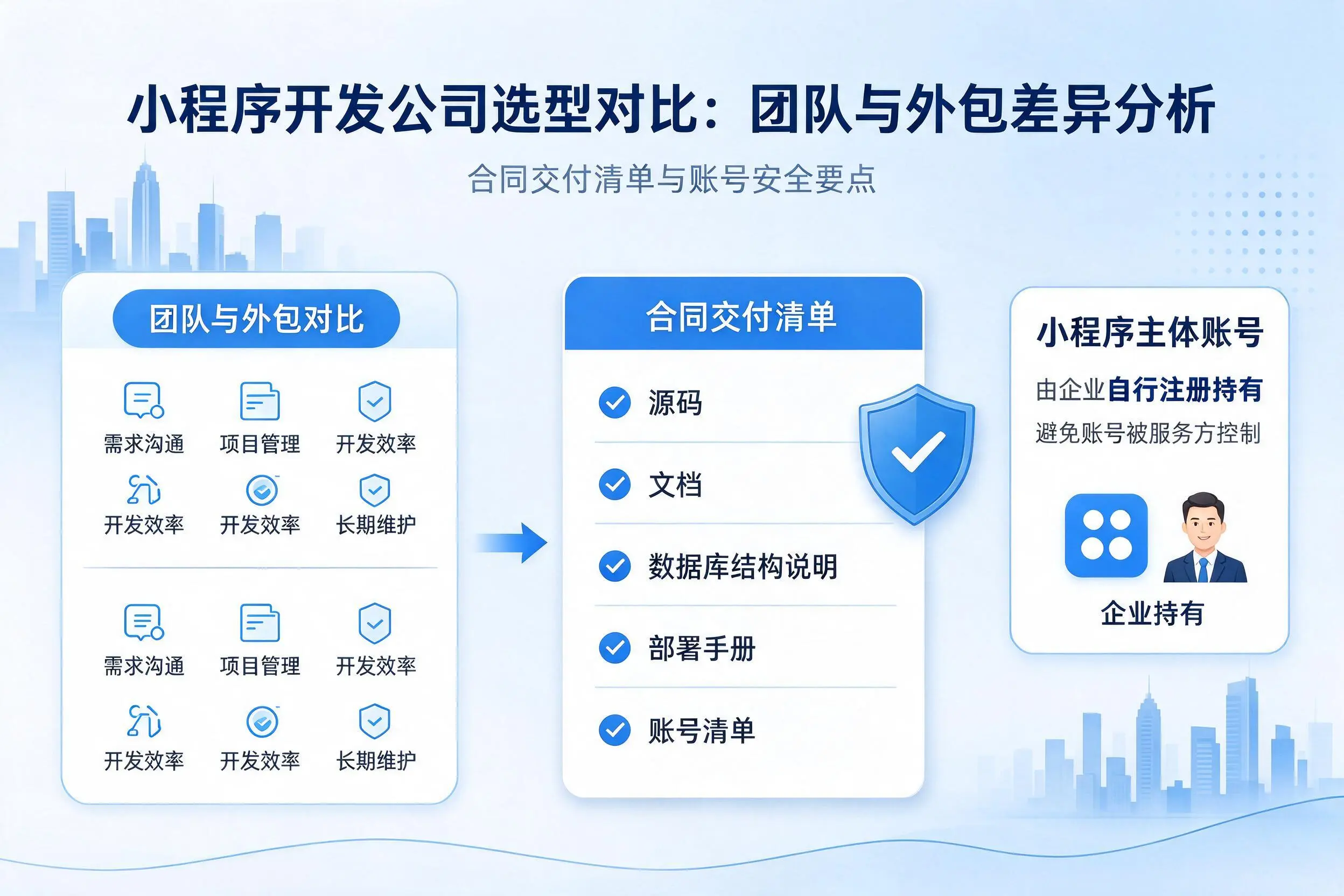 惠州小程序开发公司选型对比:团队与外包差异分析