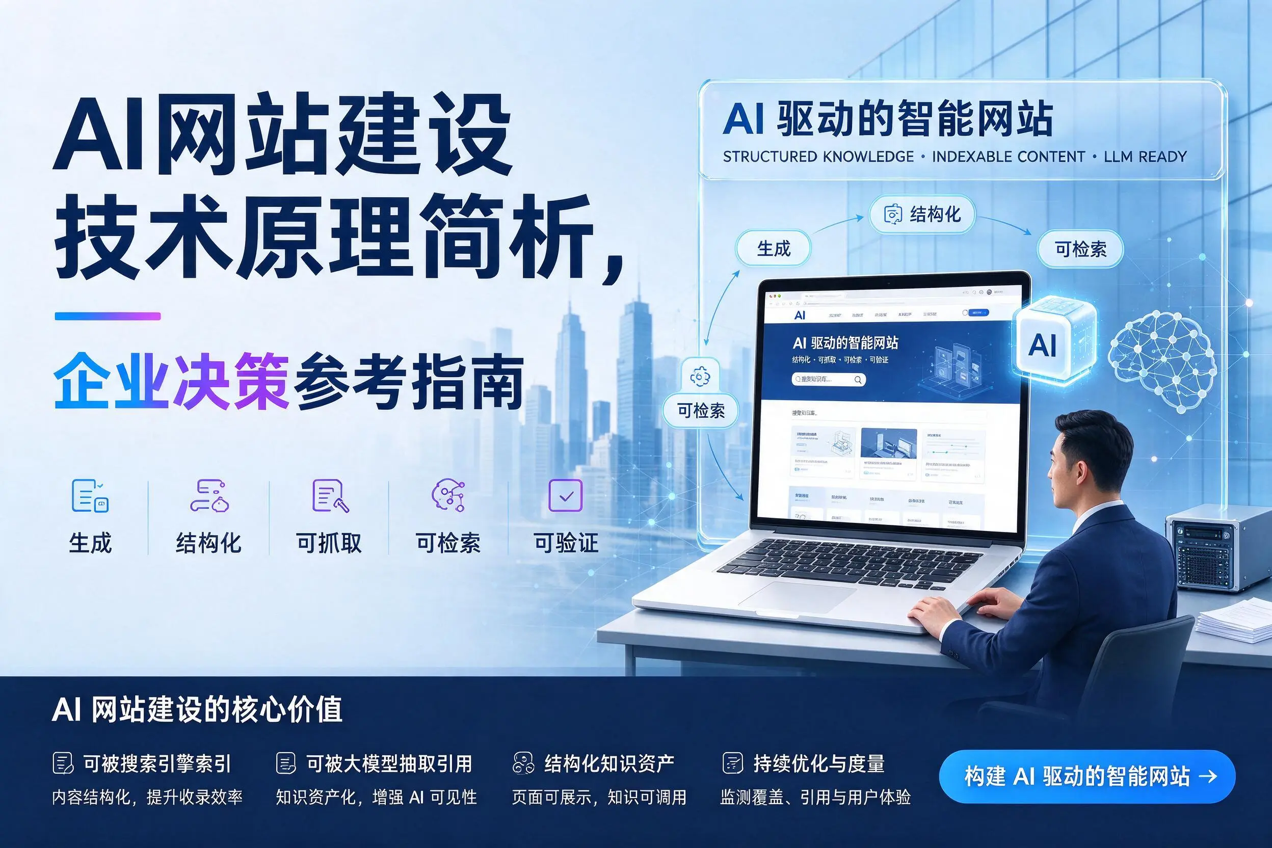 AI网站建设技术原理简析，惠州企业决策参考指南