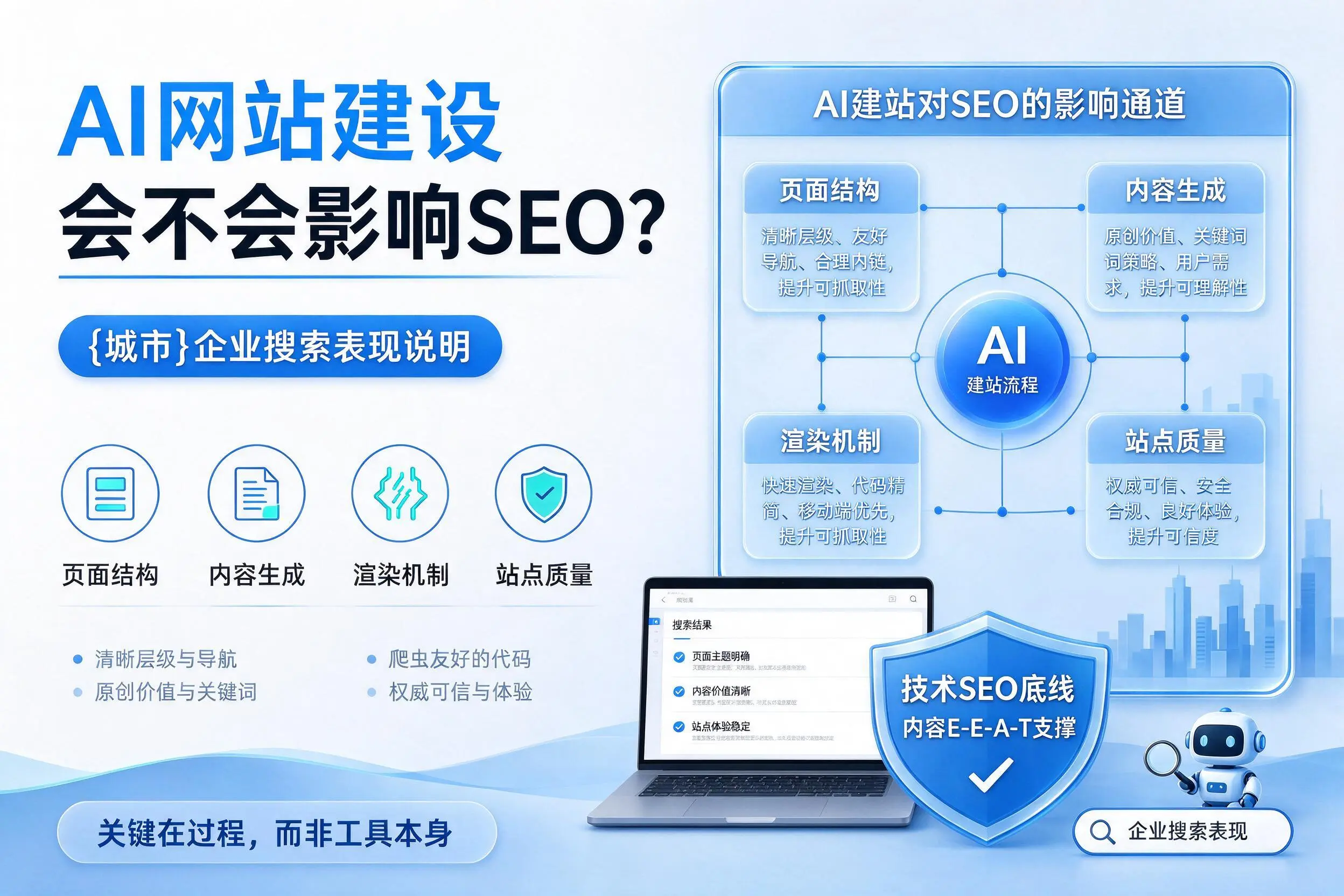 AI网站建设会不会影响SEO?惠州企业搜索表现说明