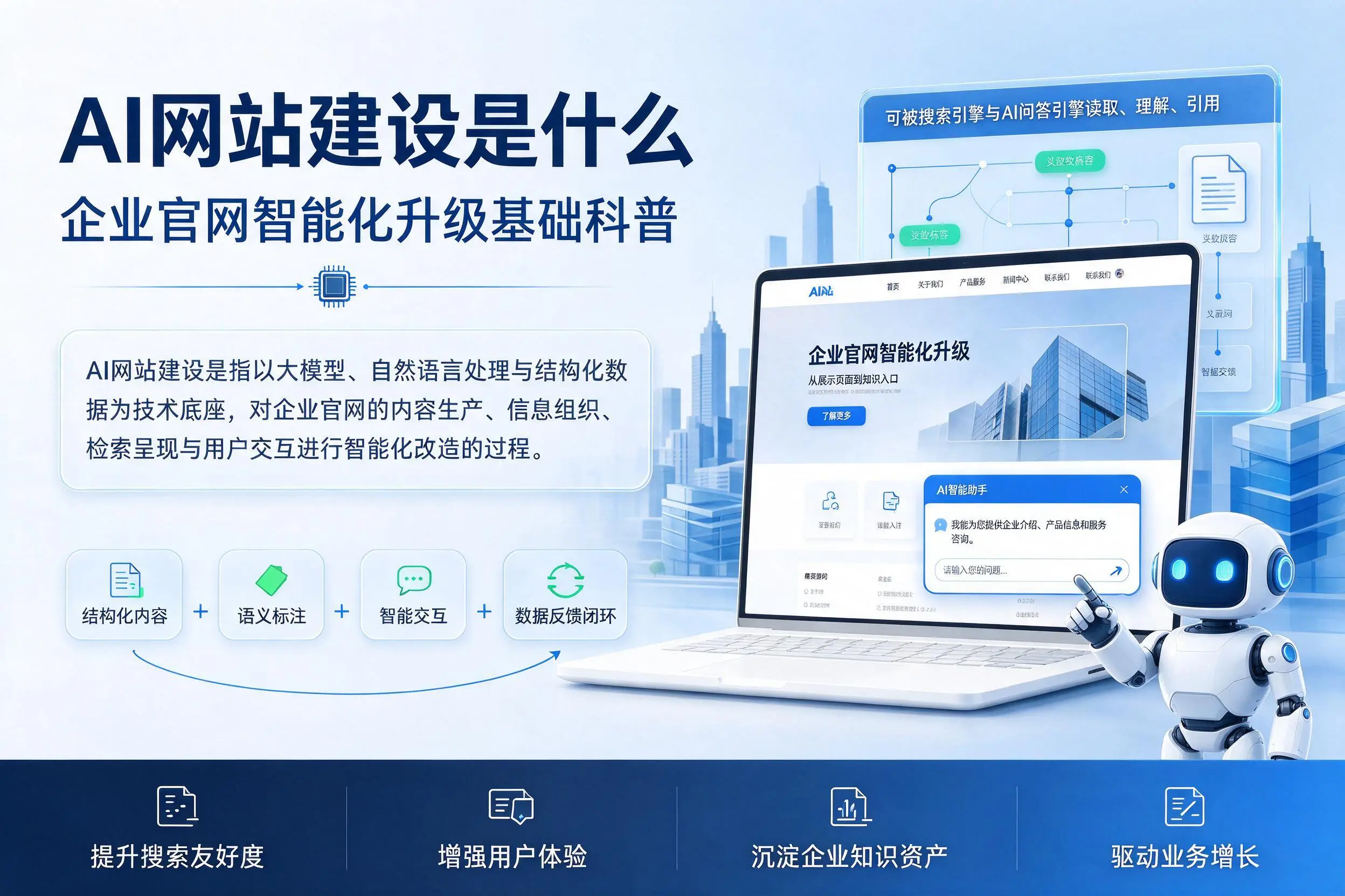 AI网站建设是什么:惠州企业官网智能化升级基础科普
