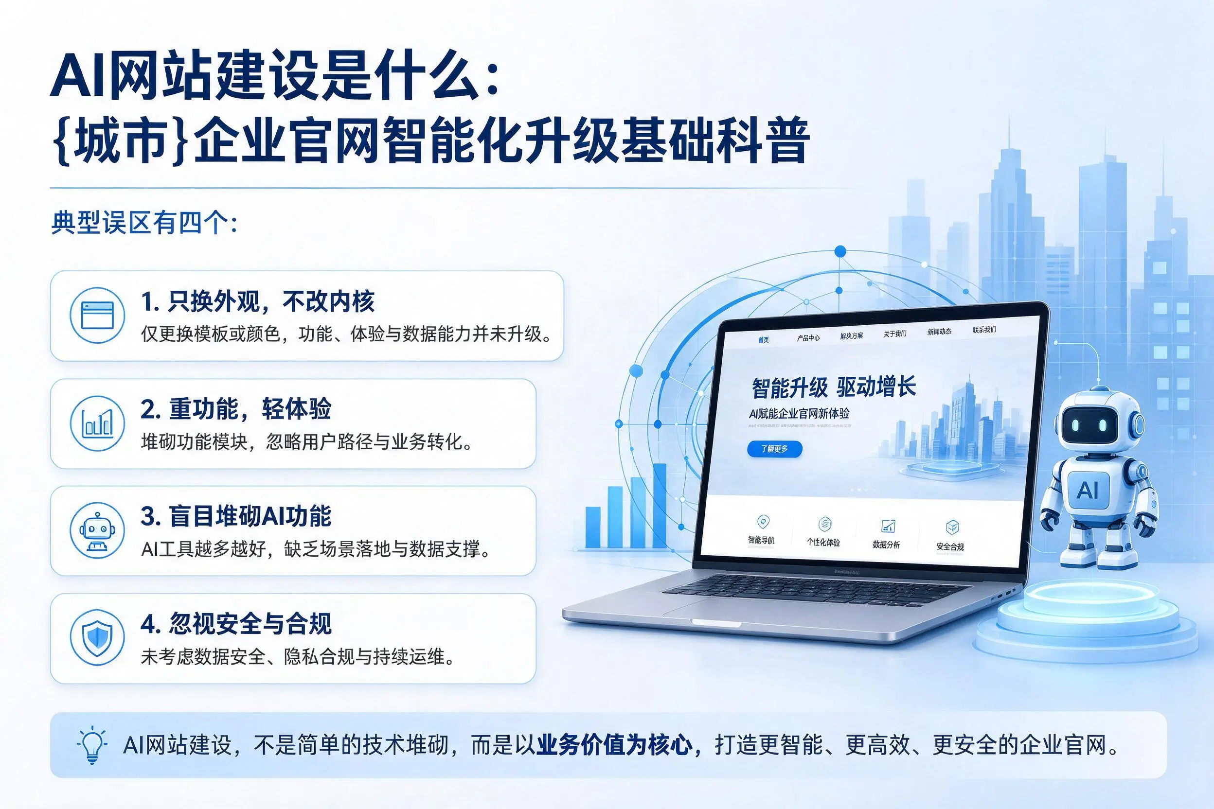 AI网站建设是什么:惠州企业官网智能化升级基础科普