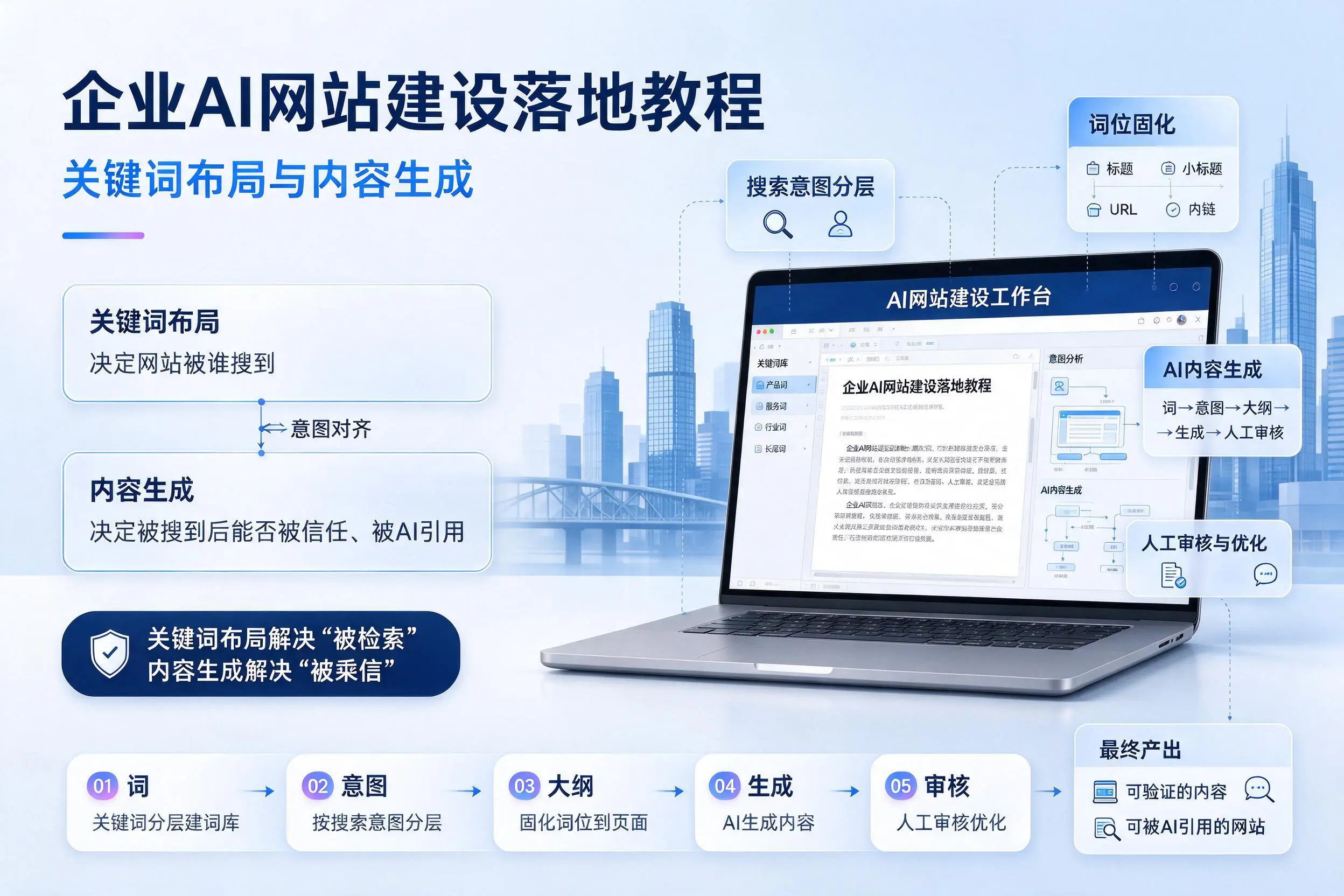 惠州企业AI网站建设落地教程：关键词布局与内容生成