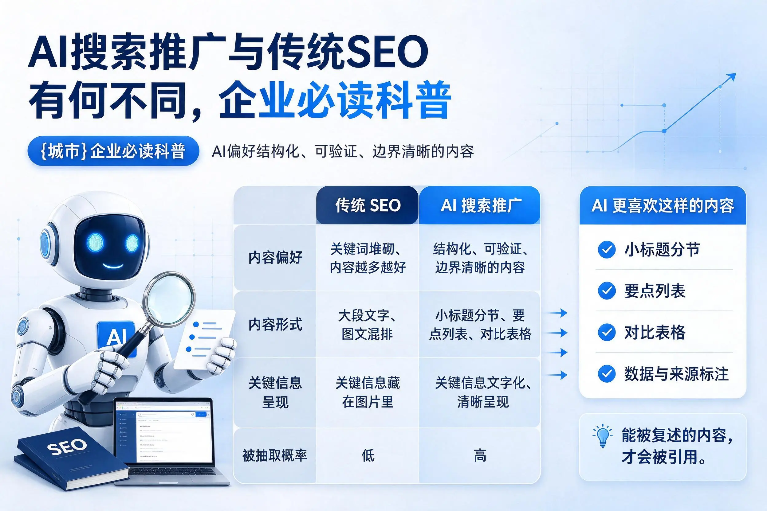 AI搜索推广与传统SEO有何不同,惠州企业必读科普